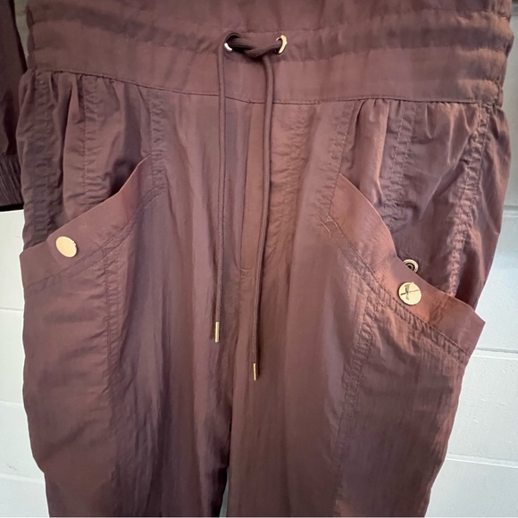 Athleta x Alicia Keys Plum/ Mauve Windbreaker Jumpsuit. Size 8.  - Picture 6 of 12
